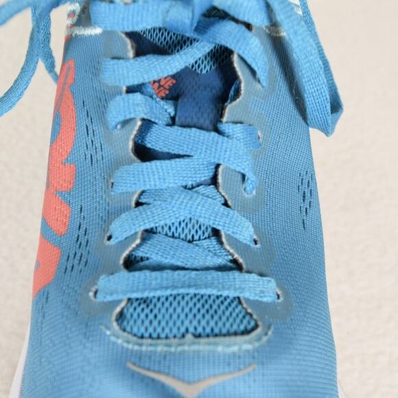 Women's Hoka One One Carbon X Teal & Peach Athletic Shoes Sz 7.5/ 39.3 F272191 - Picture 11 of 16